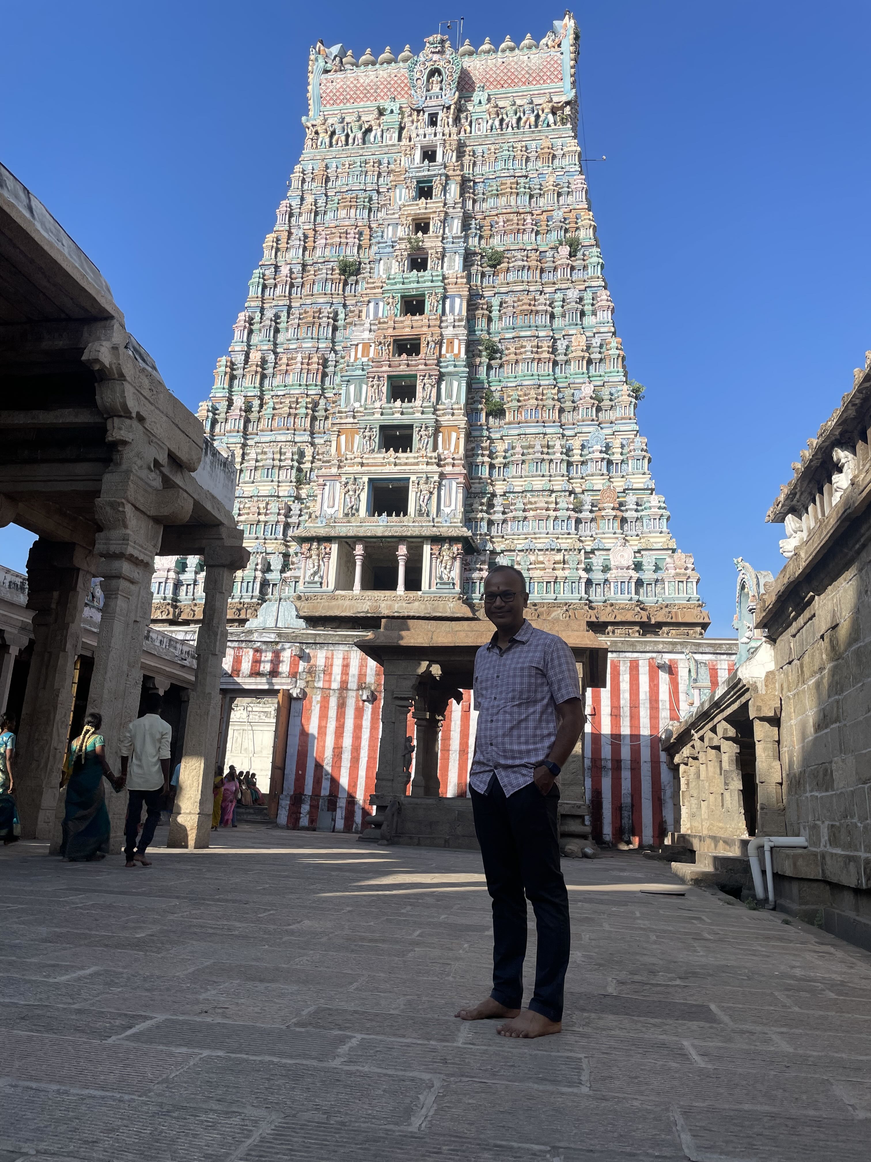 At Srivilliputhur Andal Temple (2024)